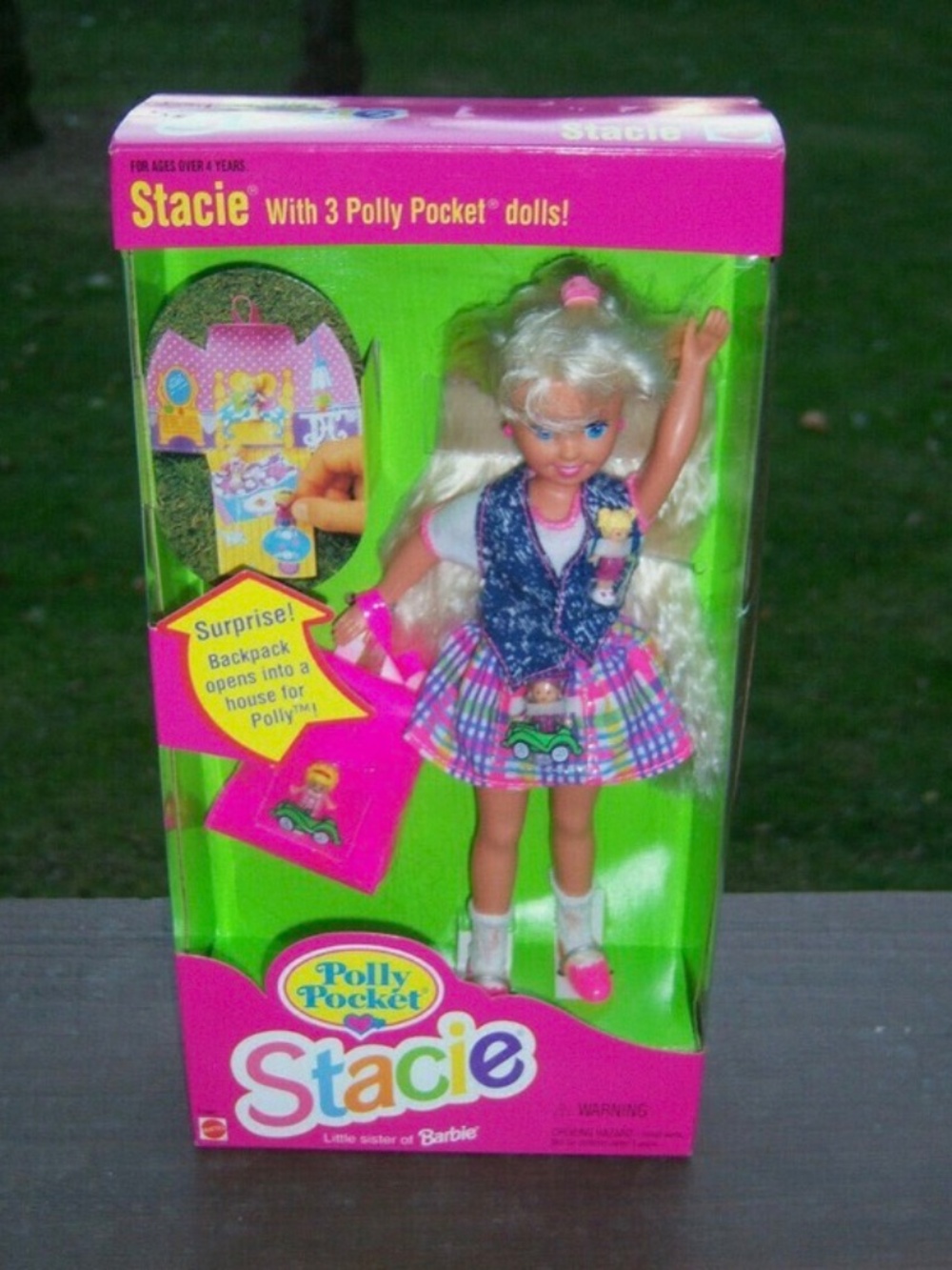Vintage 1994 🎒🛝Stacie Polly Pocket doll - Picture 15 of 16